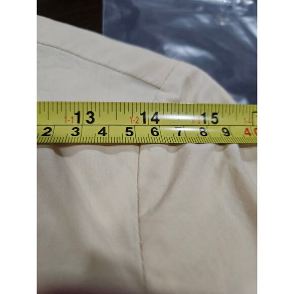 Lafayette 148 New York Light Butter Yellow Jacket Size 2 Military Pockets - Picture 11 of 16